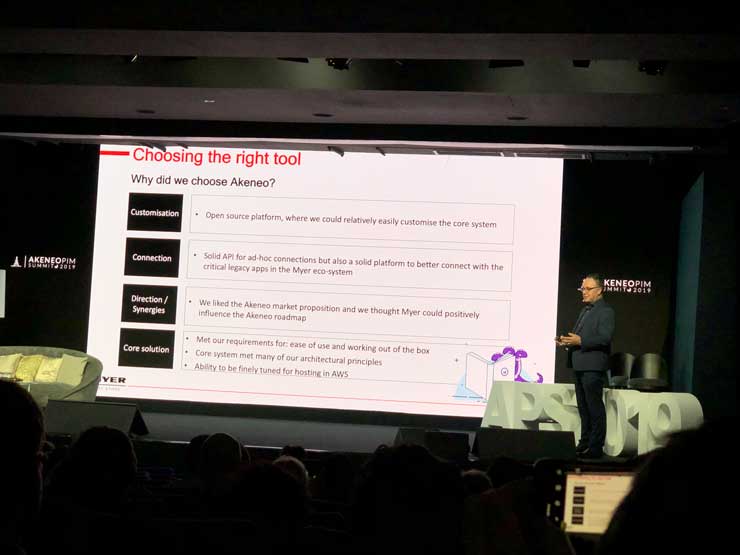 Myer Retail Store - Erfahrung teilen, warum sie Akeneo gewählt haben